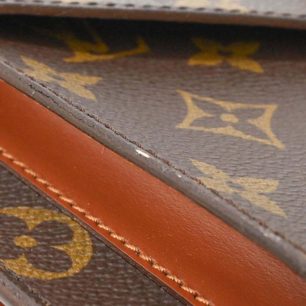 LOUIS VUITTON Brown Monogram Canvas Shoulder Bag - Picture 15 of 16